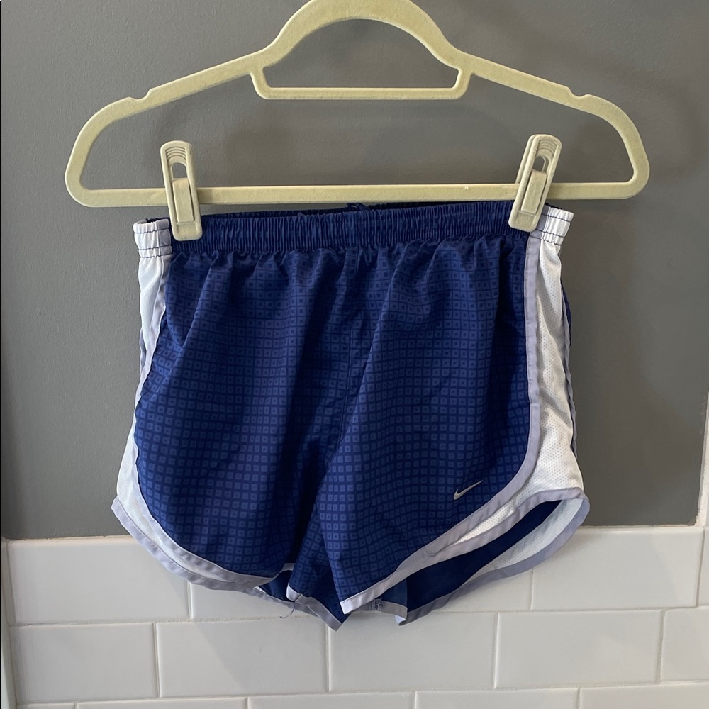 Nike Tempo Women's Navy and White Athletic Shorts